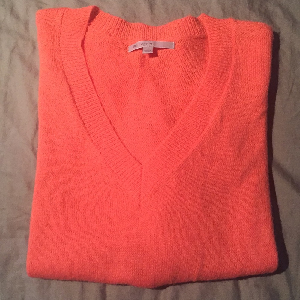 Coral cozy sweater